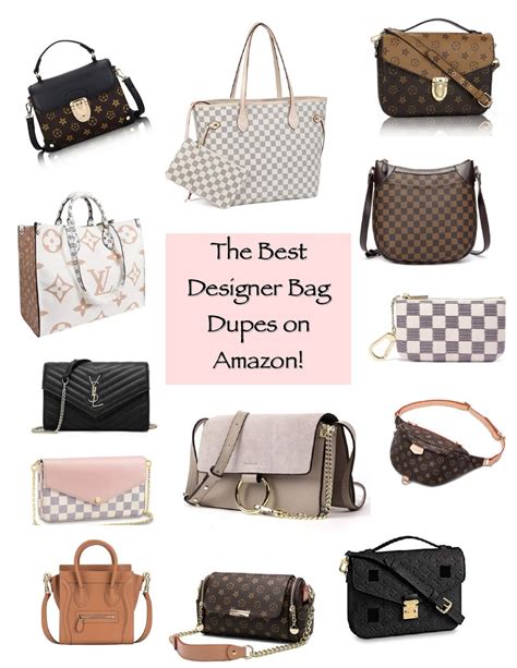 bag dupes amazon|designer dupes on amazon 2022.